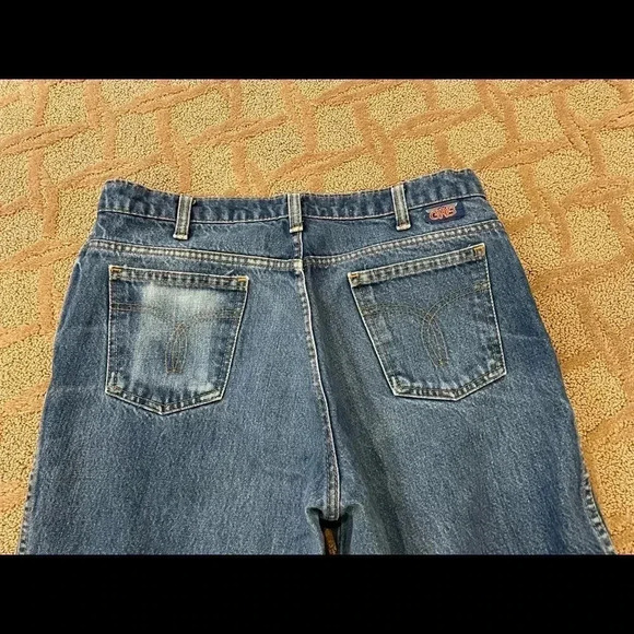 Vtg GWG Denim Jeans 36x32 - Naturally Distressed - Picture 4 of 9